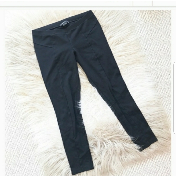 Theory Quinna Charcoal Leggings/Pants - Picture 2 of 5